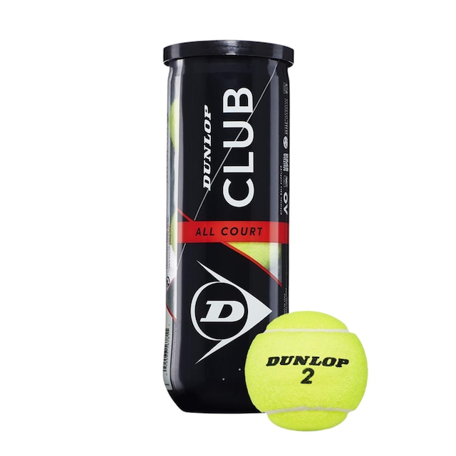Dunlop Club All Court - 3-pak Tennisbolde