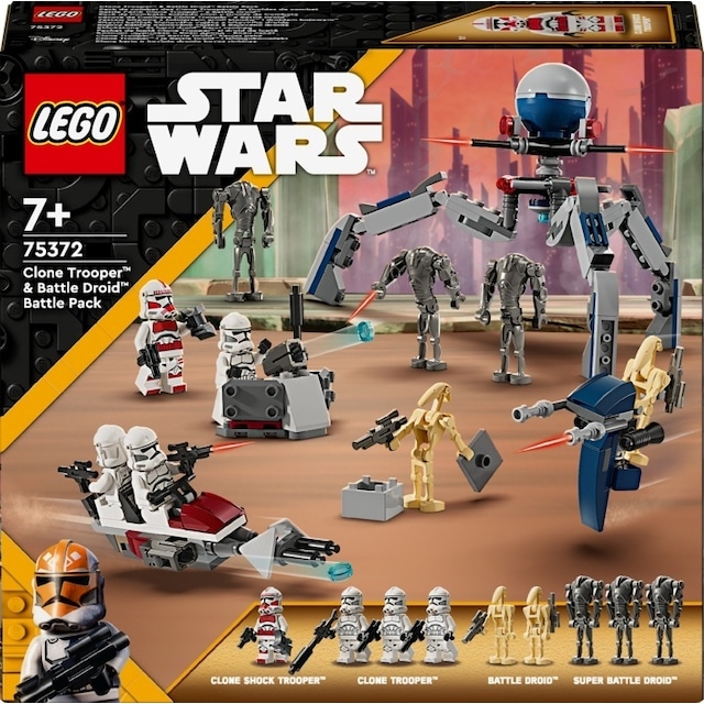 LEGO Star Wars 75372  - Clone Trooper™ & Battle Droid™ Battle Pack