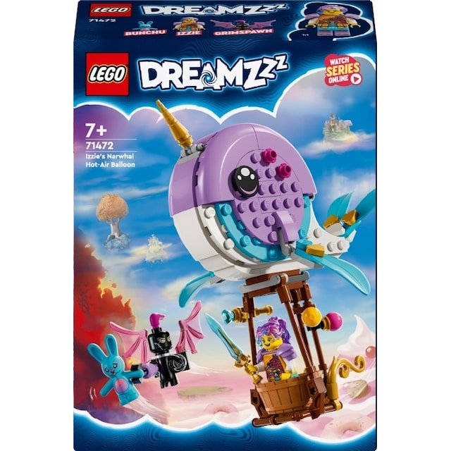 LEGO DREAMZzz 71472  - Izzie s Narwhal Hot-Air Balloon
