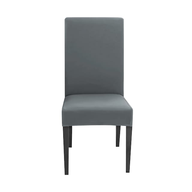 4x Stolebetræk polstring til stol (grå)