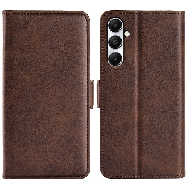 SKALO Samsung A05s 4G Premium Wallet Flip Cover - Brun