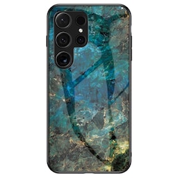 SKALO Samsung S24 Ultra Marmor hærdet glas TPU Cover - #3