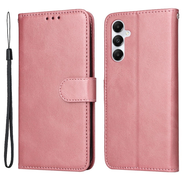 SKALO Samsung A05s 4G PU-læder Pungetui - Pink