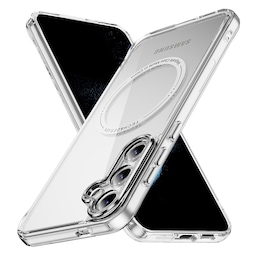 SKALO Samsung S24+ Farve Bumper Magnetic Cover - Hvid