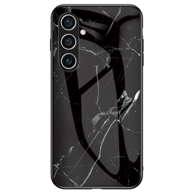 SKALO Samsung S24+ Marmor hærdet glas TPU Cover - #4