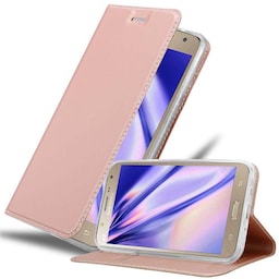 Cover Samsung Galaxy J7 2015 Etui Case (Lyserød)