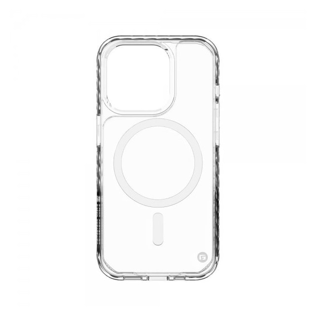 Clckr iPhone 15 Pro Cover Diamond MagSafe Transparent Klar