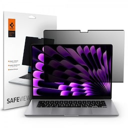Spigen Macbook Air 15 M2 (A2941) Skærmbeskytter Safe View Privacy