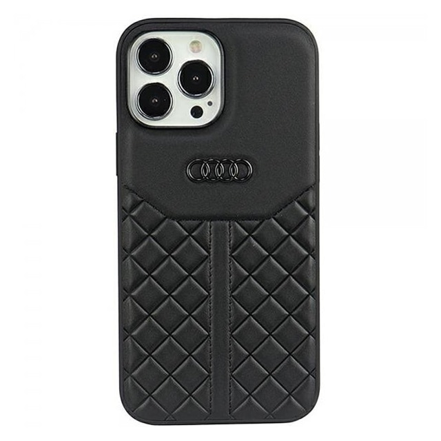 Audi iPhone 13/iPhone 13 Pro Cover Genuine Leather Case Sort