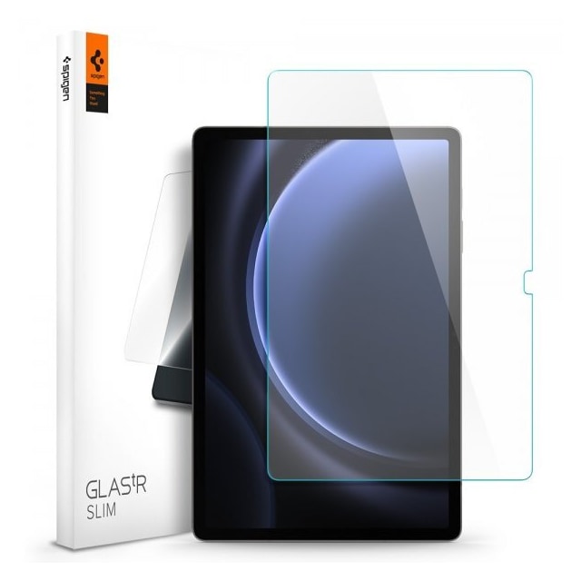 Spigen Samsung Galaxy Tab S9 FE Plus X610 X616 Skærmbeskytter GLAS.tR Slim 2-pak