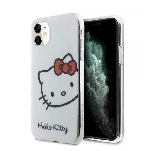 Hello Kitty iPhone 11 Cover Kitty Logo Hvid