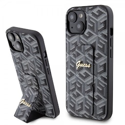Guess iPhone 15 Cover G Cube Grip Stand Sort