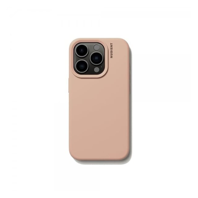 Nudient iPhone 15 Pro Cover Base Case Peach Orange