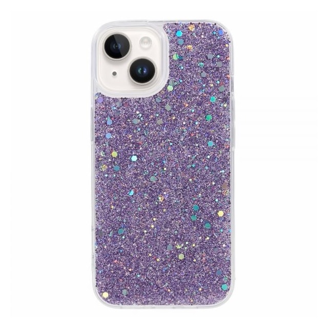 Nordic Covers iPhone 15 Cover Sparkle Series Lilac Purple