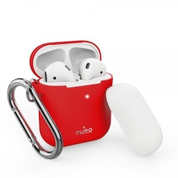 Puro AirPods 1/2 Cover Icon Rød