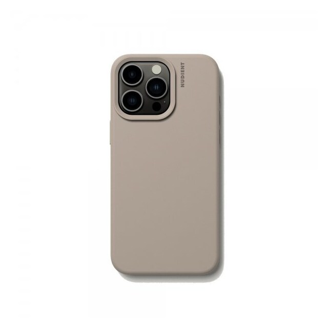 Nudient iPhone 15 Pro Max Cover Base Case Stone Beige