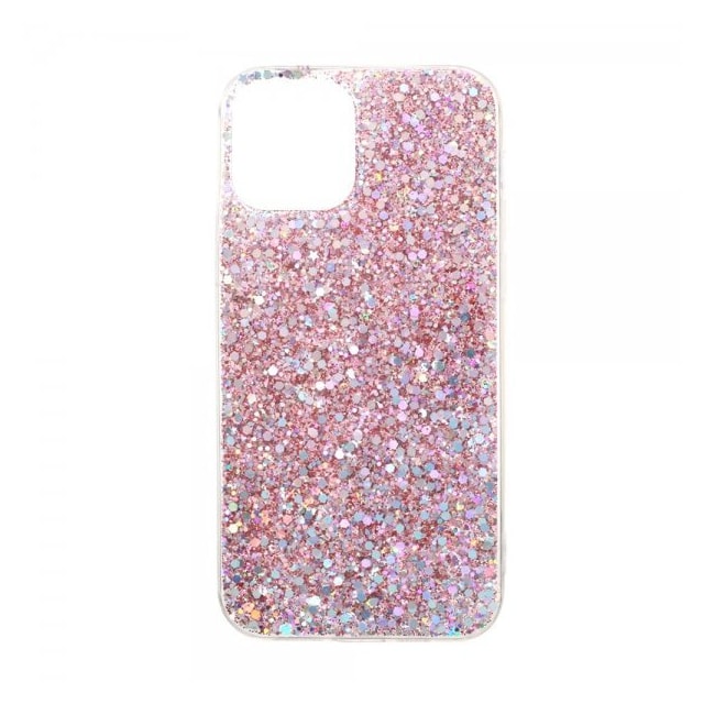 Nordic Covers iPhone 12/iPhone 12 Pro Cover Sparkle Series Blossom Pink