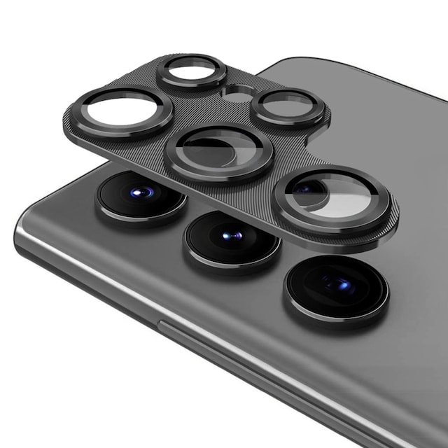 ENKAY Til Samsung Galaxy S24 Ultra Kamera Linsebeskytter Aluminiumslegering + Hærdet Glas