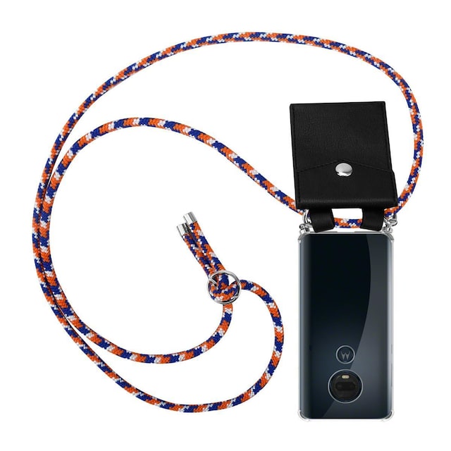 Etui Motorola MOTO G7 / G7 PLUS Cover Kæde (Blå)