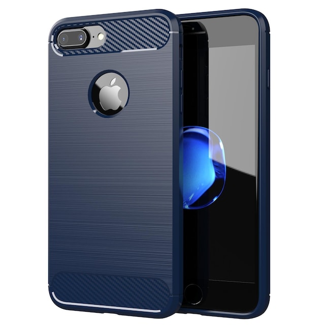 iPhone 7 PLUS / 7S PLUS Cover TPU Etui (Blå)