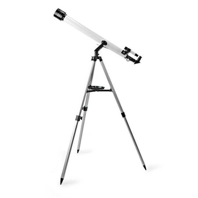 Nedis Teleskop | Blænde: 50 mm | Brændvidde: 600 mm | Finderscope: 5 x 24 | Maksimal arbejdshøjde: 125 cm | Tripod | Hvid / Sort