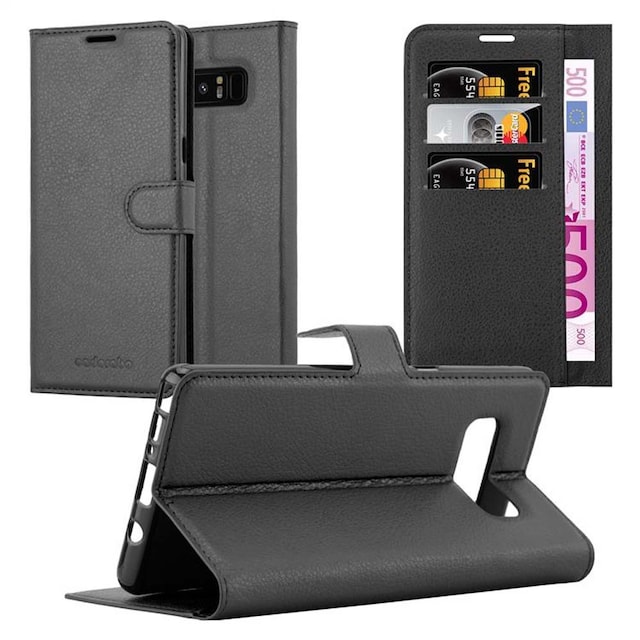 Samsung Galaxy NOTE 8 Pungetui Cover Case (Sort)