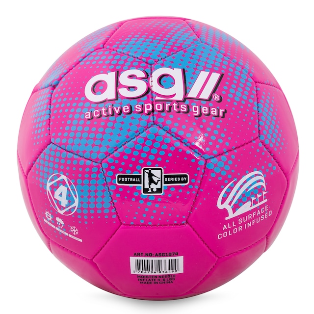 ASG Fodbold Pink/Blå str. 4