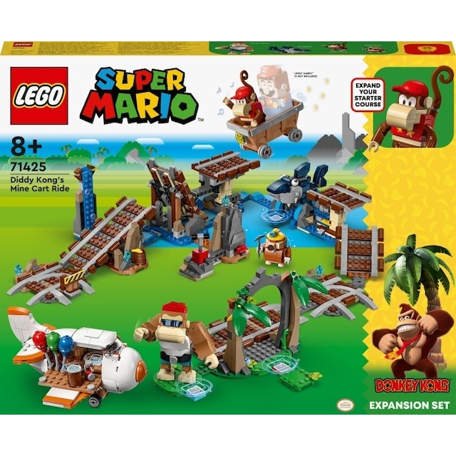 LEGO Super Mario 71425 - Diddy Kong s Mine Cart Ride Expansion Set