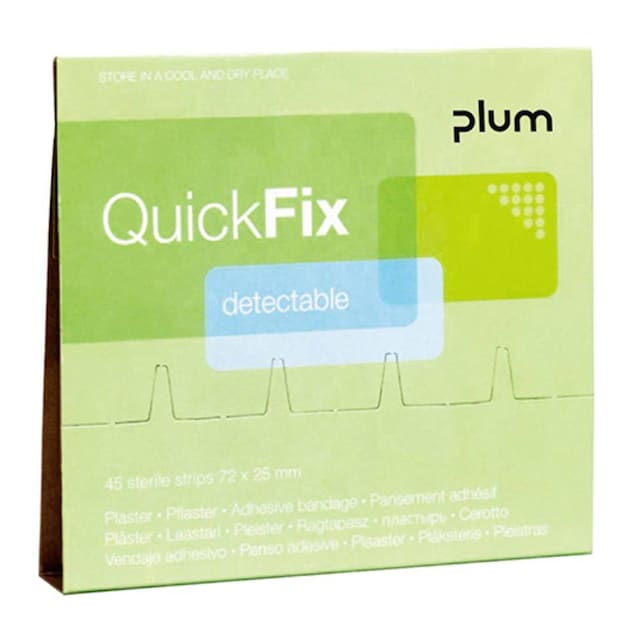 PLUM BR354045 QuickFix refill pack detectable plasters