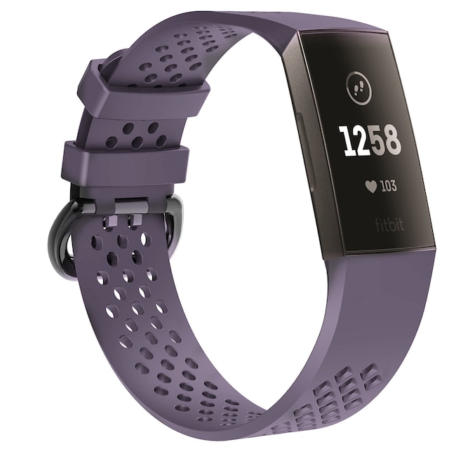 Fitbit Charge 3/4 armbånd (S) Lilla