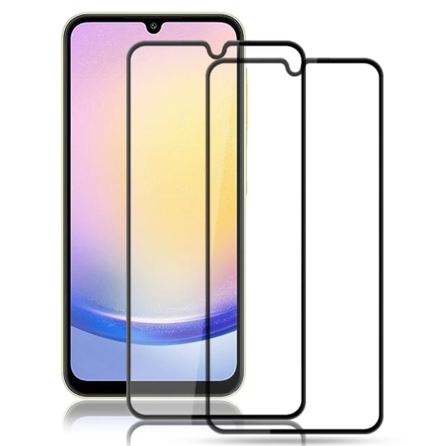 AMORUS For Samsung Galaxy A25 Skærmbeskytter Glas 2stk