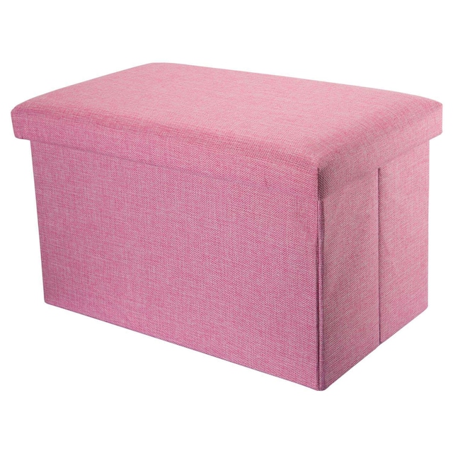 Klapbænk 78x38x38 cm Taburet Skammel (pink)