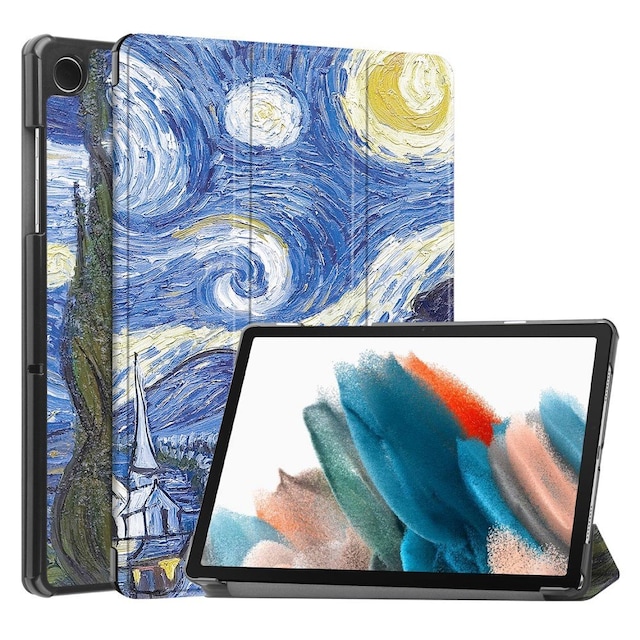 Trifoldet stativetui til Samsung Galaxy Tab A9 8.7"" - Painting