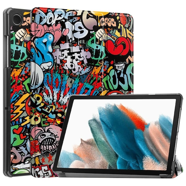 Trifoldet stativetui til Samsung Galaxy Tab A9+ 11"" - Grafitti