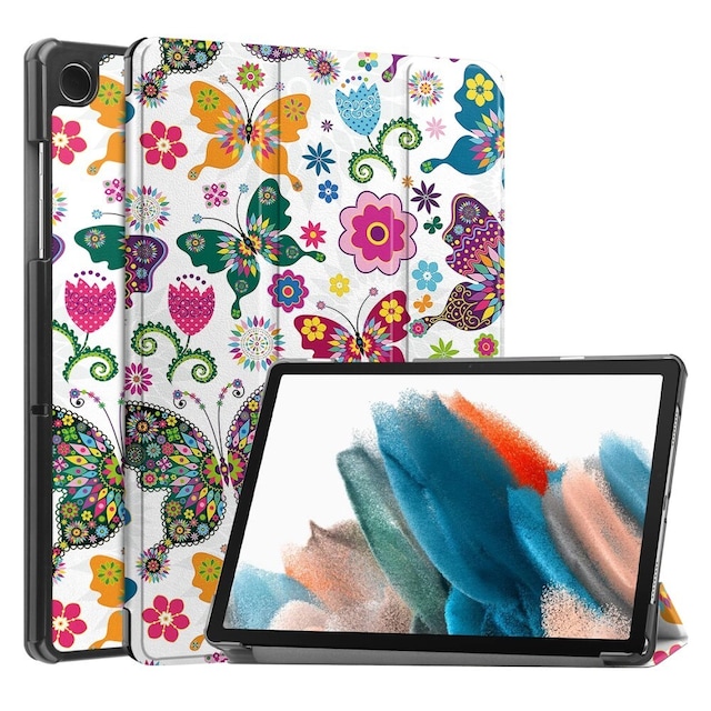 Trifoldet stativetui til Samsung Galaxy Tab A9 8.7"" - Butterflies