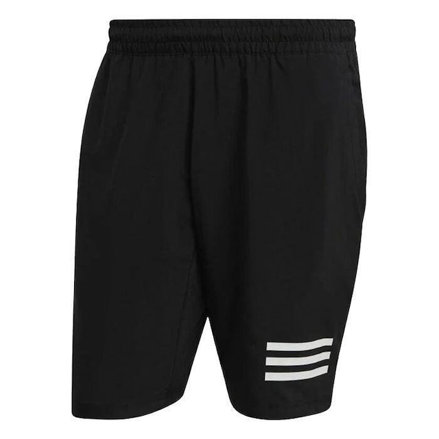 Adidas Club 3-Stipes Shorts Black, Padel og tennisshorts herrer XXL