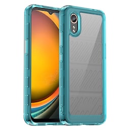 SKALO Samsung Xcover 7 Armor Hybrid Bumper Cover - Turkis