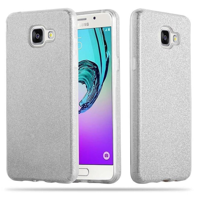 Samsung Galaxy A3 2017 Cover Etui Case (Sølv)