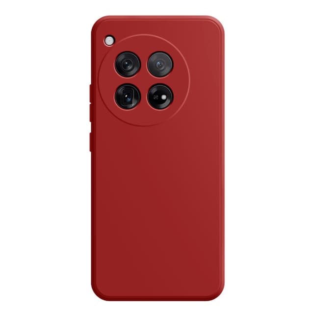 SKALO OnePlus 12 5G Ultratynd TPU-skal - Rød