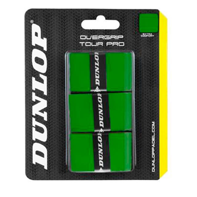 Dunlop Tour Pro Overgrip Grøn (Padel) - 3-pak