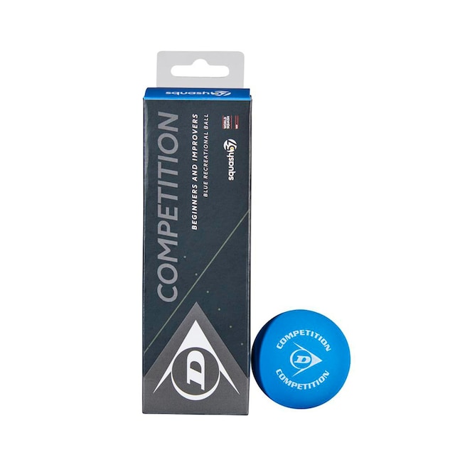 Dunlop Competetion Racketball 3-pak Racketball Bolde