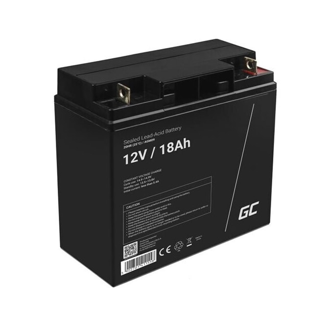 Green Cell AGM Batteri 12V 18Ah