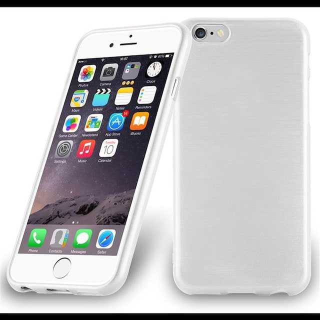 iPhone 6 PLUS / 6S PLUS Cover Etui Case (Sølv)