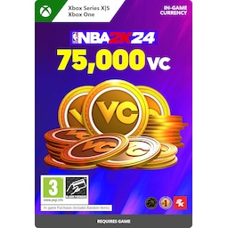 NBA 2K24 - 75,000 VC - XBOX One,Xbox Series X,Xbox Series S