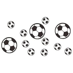 Fodboldmønster Vægklistermærke Fodboldmærkat Børneværelse Drengsoveværelse