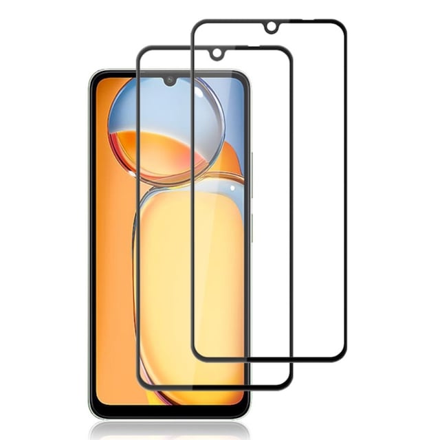 AMORUS 2stk til Xiaomi Redmi 13C hærdet glas