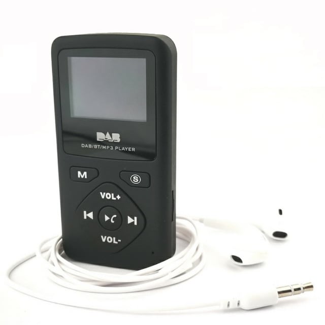 DAB Bluetooth Digital MP3-afspiller understøtter FM-radio TF-kort