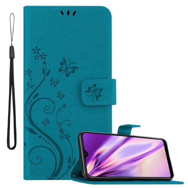 Samsung Galaxy A10 / M10 Pungetui Cover Case (Blå)