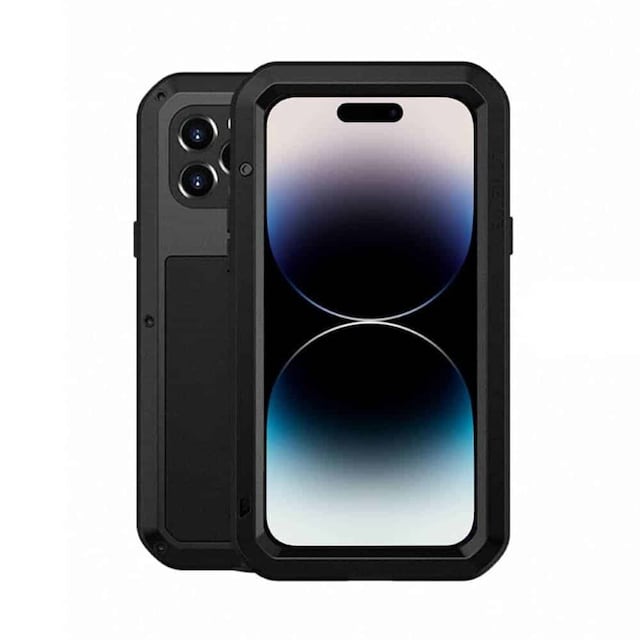 LOVE MEI Powerful cover Apple iPhone 15 Pro Max - Sort