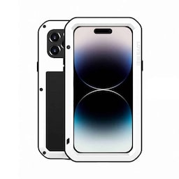 LOVE MEI Powerful cover Apple iPhone 15 Pro - Hvid